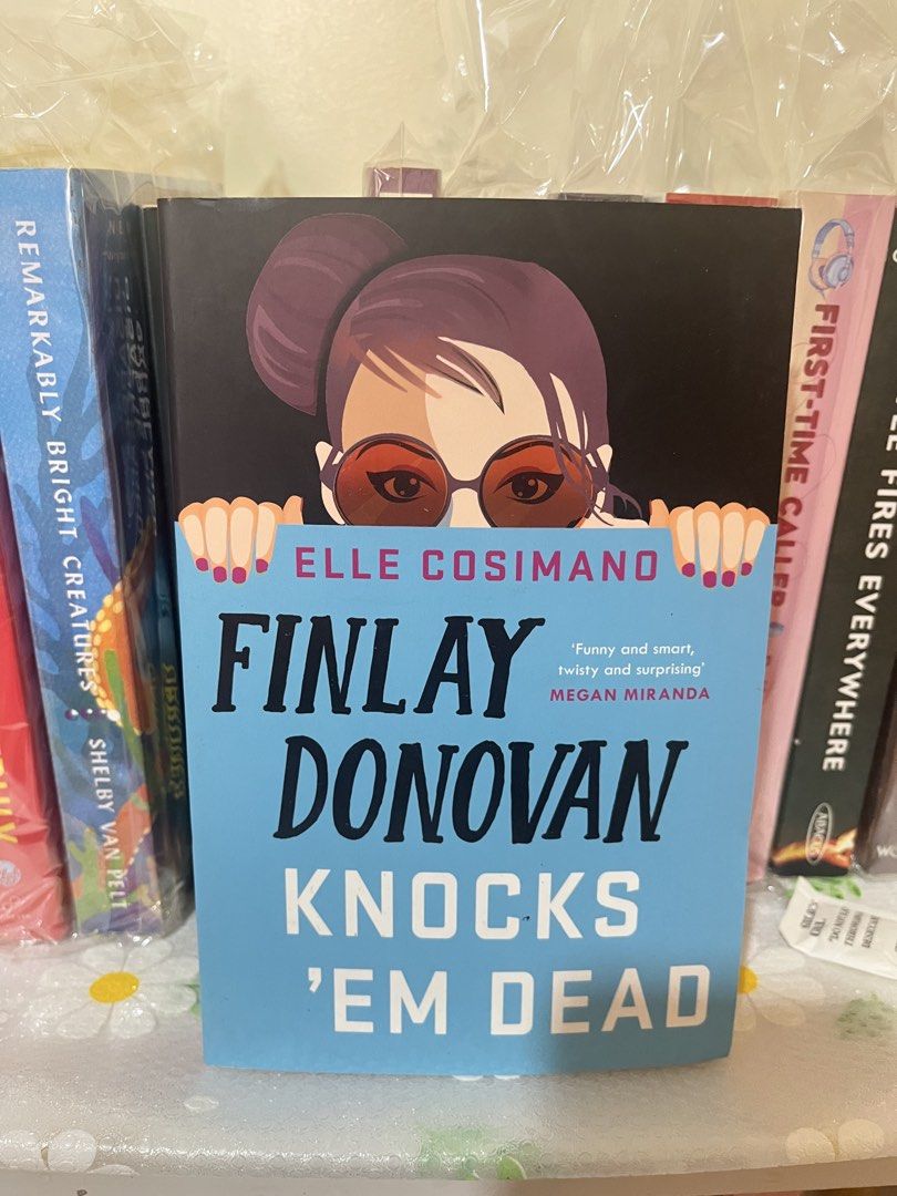 Finlay Donovan Knocks 'Em Dead by Elle Cosimano (Category: Storybooks) located in Palo. Submitted by nicarnman (Listing ID 1424551160, Image 1). Description: Preloved Finlay Donovan Knocks Em Dead Has some foxing Has some stain as seen on the picture Has dog ear on the upper back part of the book RFS: Decluttering ❌NO LOWBALLING❌ .