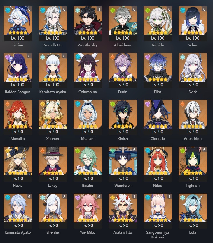 Genshin Impact Account - High-End Characters & Weapons, Video Gaming ...