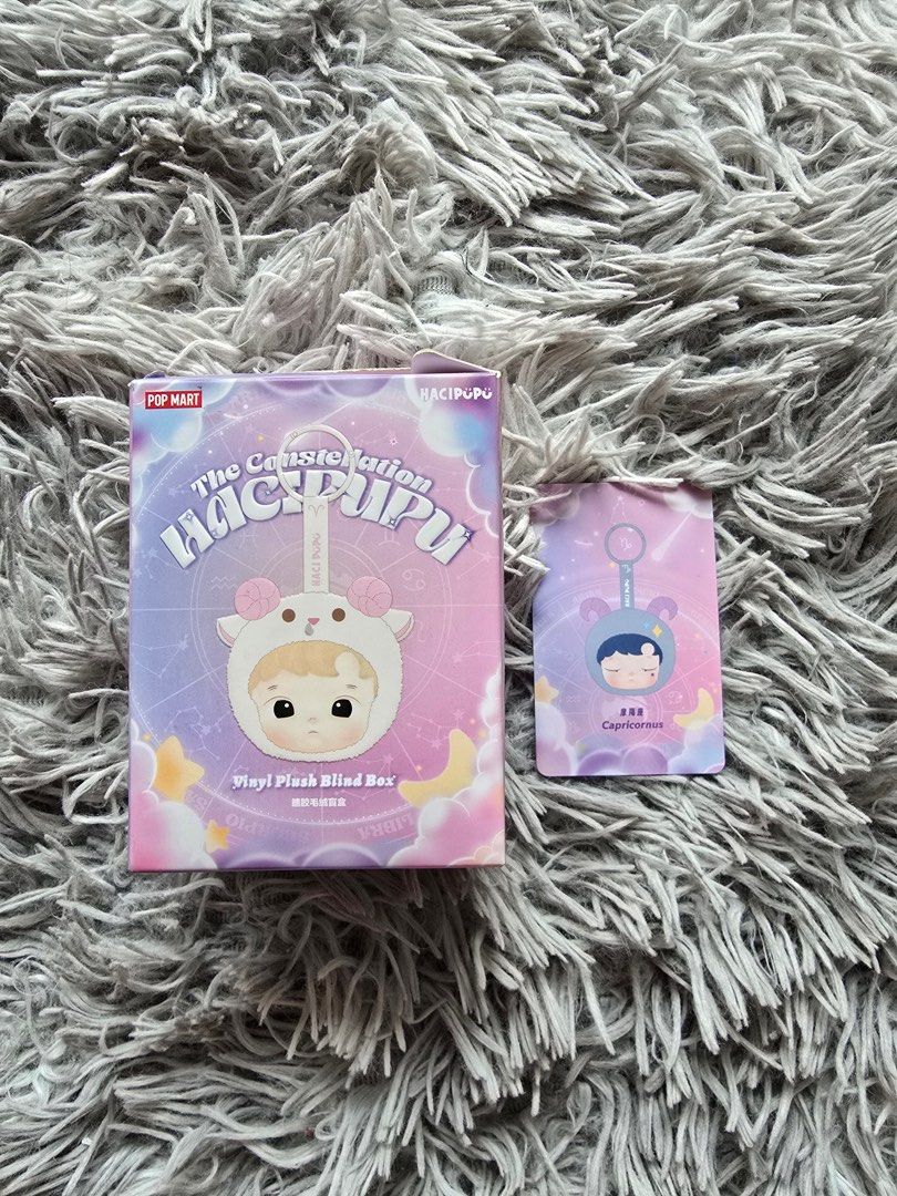 Hacipupu Constellation - Capricorn (Category: Designer & Blind Box Toys) located in Caloocan City. Submitted by skeeeeeeeeeks (Listing ID 1424678396, Image 1). Description: Opened box but plastic still sealed .