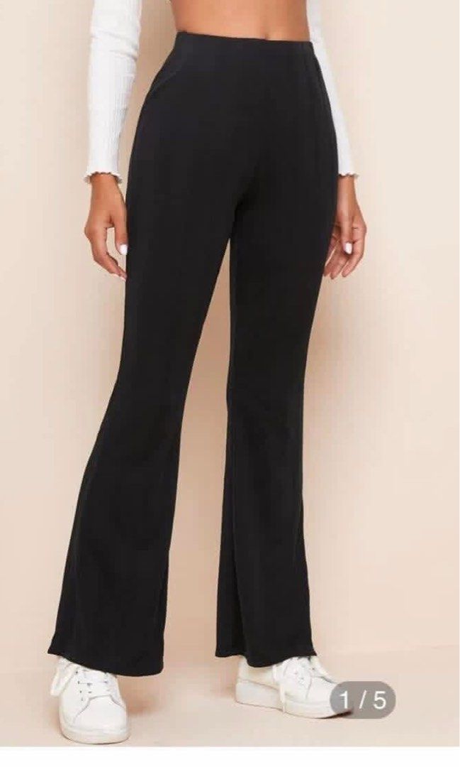 High Waisted Flare-Leg Pants (Category: Other Bottoms) located in Manila. Submitted by gee0505 (Listing ID 1424523266, Image 1). Description: - High-Waisted Flare Pants - Classic black color - Flattering fit - Comfortable design - Suitable for casual and semi-formal occasions - Modern flare-leg style.