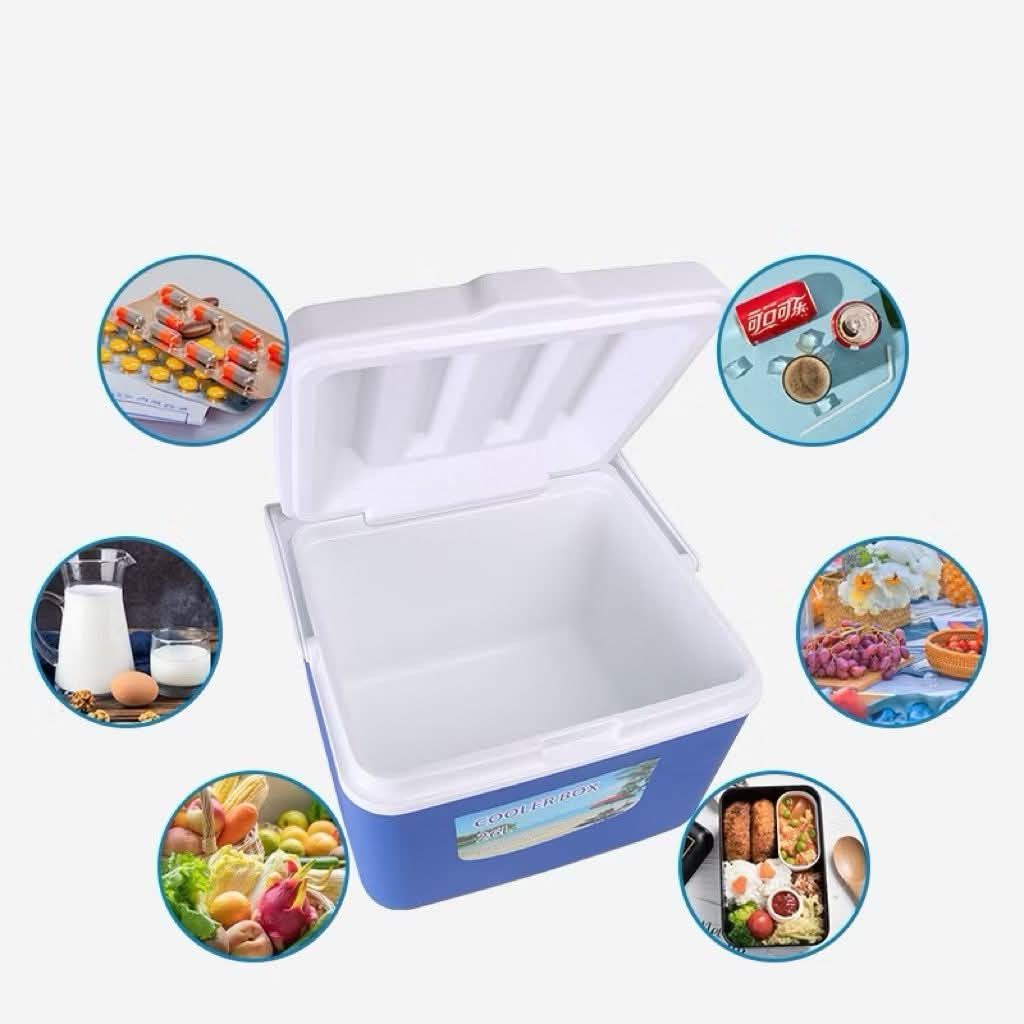 Ice cooler box (Category: Food Organization & Storage) located in Manila. Submitted by haideshop (Listing ID 1424540750, Image 3). Description: Keep your food and drinks cool with these cooler boxes! Available in 5L, 13L, and 26L sizes. Made from food-grade, environmentally friendly, and odorless material. Perfect for picnics, outdoor dinners, river fishing, and camping. Easy to carry and ideal for storing food, drinks, and other items. Great for