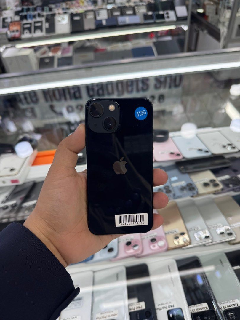 Iphone 13 Mini 512gb 98% batt FU (Category: iPhone 13 Series) located in San Juan City. Submitted by javedsgadgetshop (Listing ID 1424560575, Image 1). Description: INSTALLMENT OPTIONS : SPAY LATER / GGIVES / CREDIT CARD! WE BUY AND SELL SO PWEDE MAGBINTA OR SWAP ! Quick Specs : 💵 Iphone 13mini •512gb •NTC Variant •98% batt health •Factory unlock •95% Smoothness •No hidden issue | No Repaired •100% Authentic | Not Refurbished •w/ OEM Charger & s