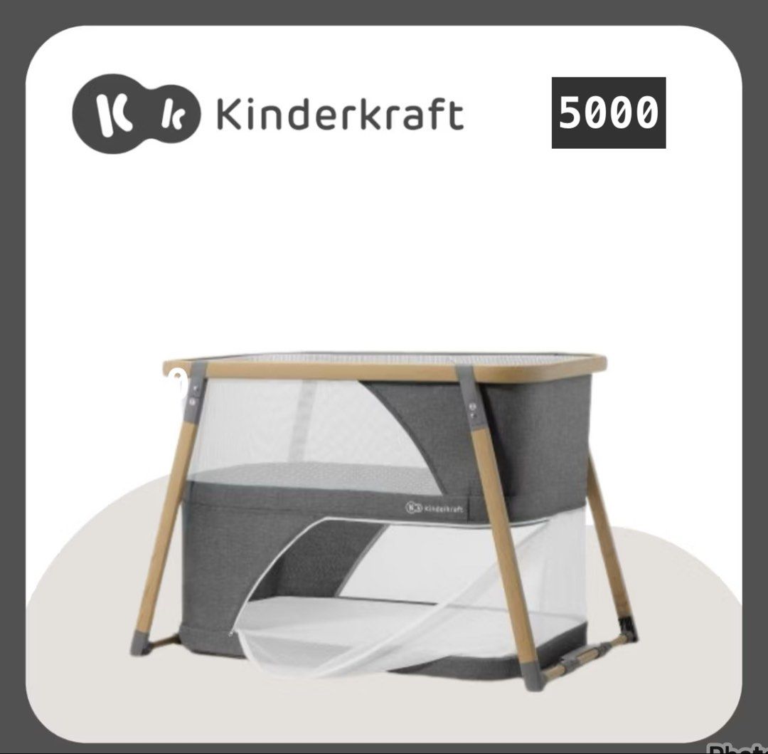 Kinderkraft Travel Cot SOFI (Category: Cots & Cribs) located in Mandaluyong City. Submitted by unicart (Listing ID 1424571448, Image 1). Description: Includes custom-made Uratex mattress + 3 bedsheets.
