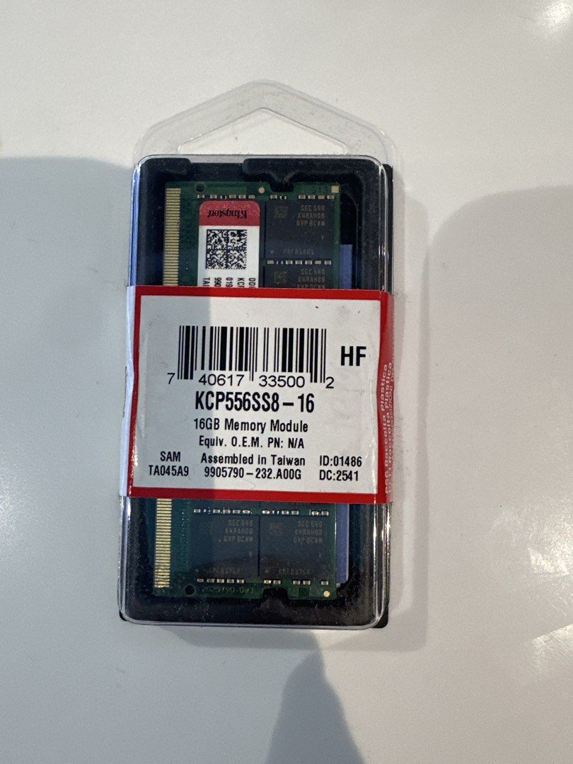Kingston RAM 16Gb 5600MHZ