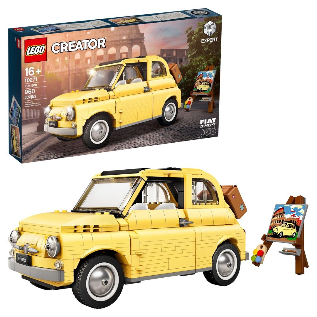 LEGO Creator Fiat 500 10271 (Category: Lego & Building Sets) located in Cainta. Submitted by nathanbagofbricks (Listing ID 1424534768, Image 1). Description: - LEGO Creator Fiat 500 model - 960 pieces - Recommended for ages 16+ - Includes easel and painting accessories - Features the Colosseum on the box - Part of the Expert series Can pick up at Ayala 30th Pasig mall hours monday - sunday.