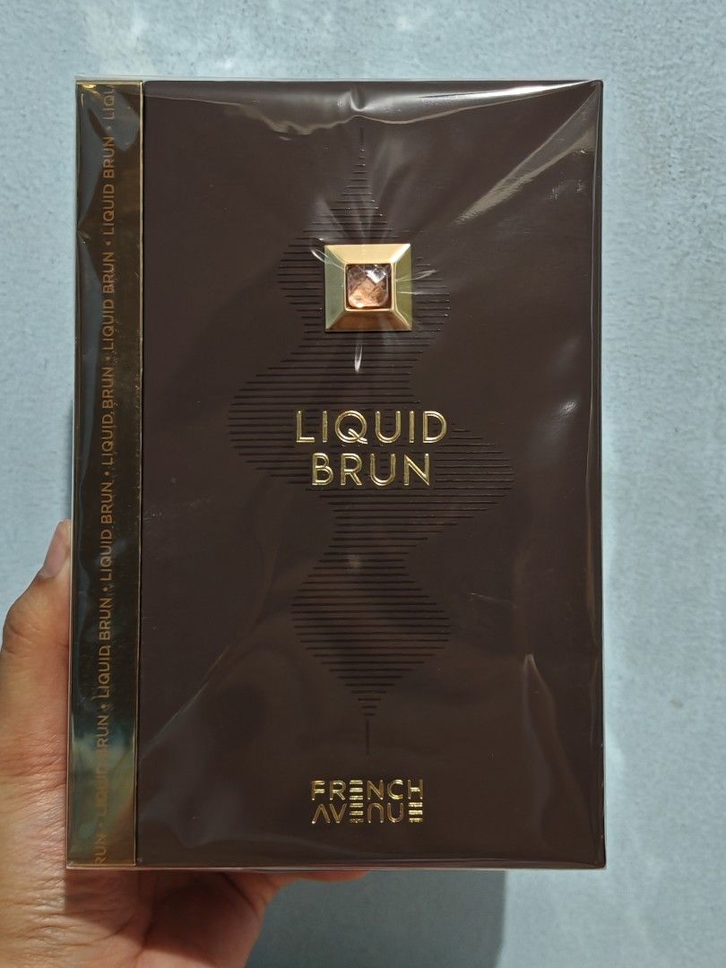 Liquid Brun by French Avenue (Category: Fragrance & Deodorants) located in Malabon City. Submitted by daywalker14 (Listing ID 1424554721, Image 1). Description: Forsale Liquid Brun by French Avenue for only P1,800 Brandnew and sealed Production year 2025 Expiry 2030 100% Authentic Location Malabon City.