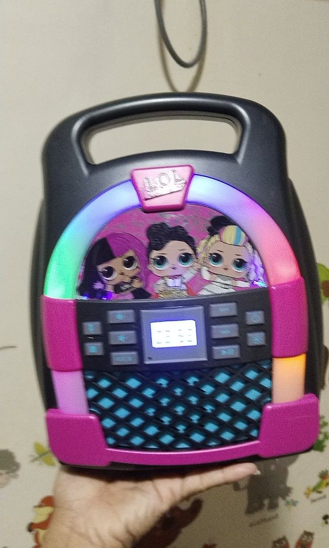 LOL Remix Bluetooth MP3 karaoke with light show (Category: Soundbars, Speakers & Amplifiers) located in Cavite. Submitted by dimple082 (Listing ID 1424643464, Image 3). Description: very good condition.