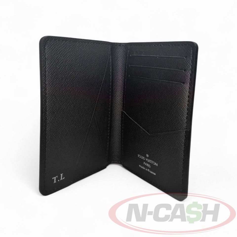 Louis Vuitton Monogram Eclipse Pocket Organizer (Category: Luxury Bags & Wallets) located in Makati City. Submitted by luxury_by_ncash_2 (Listing ID 1424565372, Image 2). Description: N-Cash Pawnshop "Instant Cash for Bags, Watches, Cars, and Electronics" https://www.ncash-pawnshop-philippines.com/ Louis Vuitton Monogram Eclipse Pocket Organizer 2020 PRE-OWNED Brand: LOUIS VUITTON Measures: 7.5 x 11 x 1 cm (approx) 9.3/10 Condition Coated Canvas 