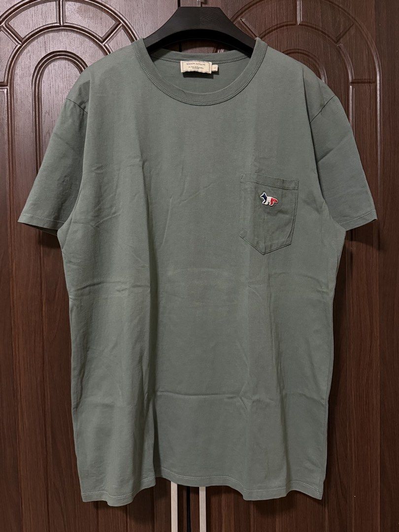 Maison Kitsune - Tricolor fox patch pocket shirt (Category: Tshirts & Polo Shirts ) located in Tarlac. Submitted by random.stufff (Listing ID 1424636878, Image 1). Description: Maison Kitsune Pocket T-Shirt Size large Width: 21 inches Length: 28.5 Inches 9/10 condition, Presentable No issue - ₱1,000 free shipping Tarlac area.