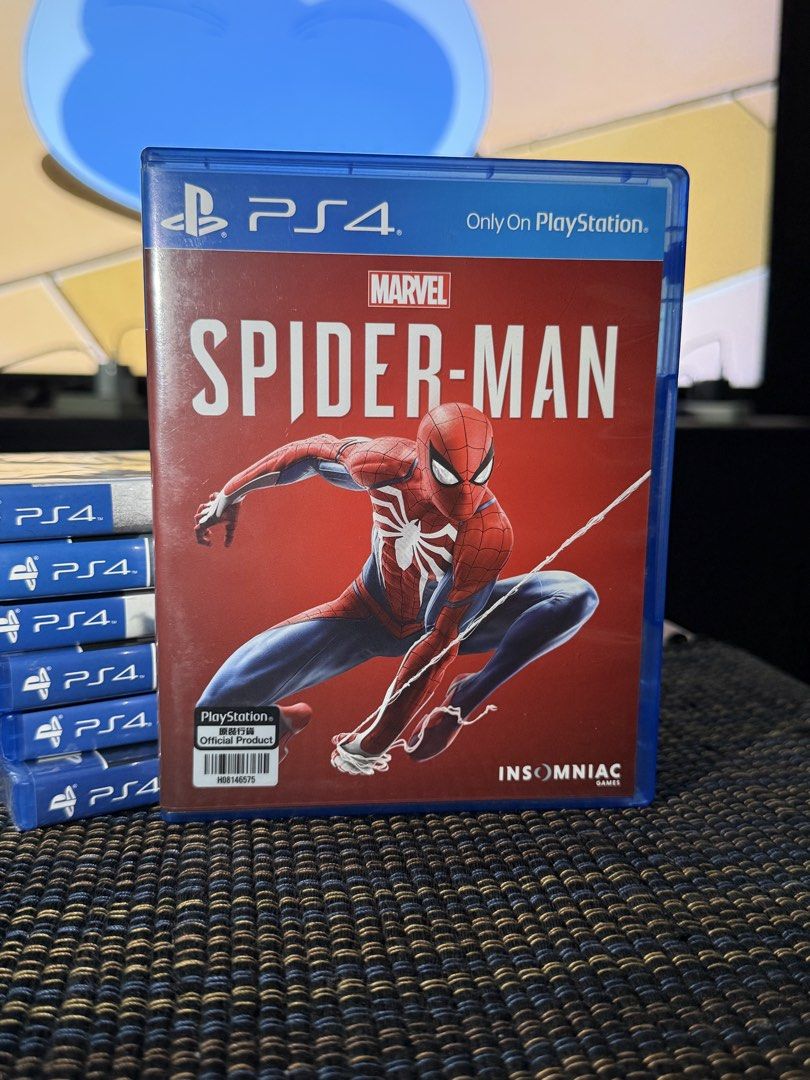 Marvel's Spider-Man - PS4 Game (Category: PlayStation) located in Manila. Submitted by fastocean.93c570 (Listing ID 1424528675, Image 1). Description: - Marvel's Spider-Man for PS4 - Stunning graphics and immersive gameplay - Web-slinging and combat action - Battle iconic villains - Perfect for Spider-Man fans.