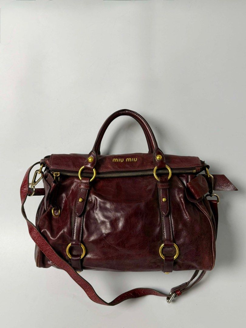 Miu Miu Leather Handbag (Category: Luxury Bags & Wallets) located in Bayambang. Submitted by aevan143 (Listing ID 1424592884, Image 1). Description: Minimal sign of usage.