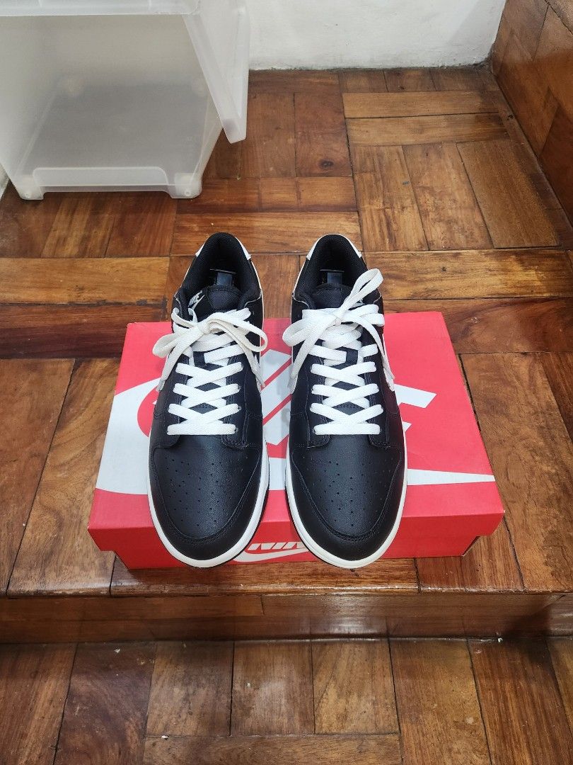 Nike Dunk Low 'Black Panda' (Category: Sneakers) located in Manila. Submitted by crslfinds (Listing ID 1424562229, Image 2). Description: Nike Dunk Low Black Panda Barely used, almost brand new and complete with box Size 10 US RFS: Decluttering.