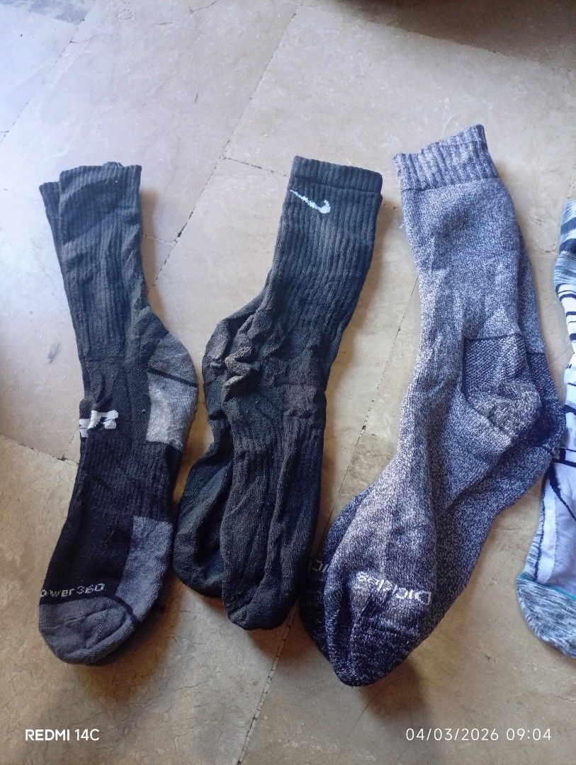 Nike, Stance, Under Armour Socks Bundle (Category: Socks) located in Naga. Submitted by bonethugz1822 (Listing ID 1424527925, Image 3). Description: - Assorted socks bundle - Includes Nike socks - Features Stance socks with Star Wars design - Includes Under Armour socks - Other unique patterns and designs - Variety of colors and styles -All legit -Kids to adult high mid sox -100 to 150 +sf Naga city bicol location.