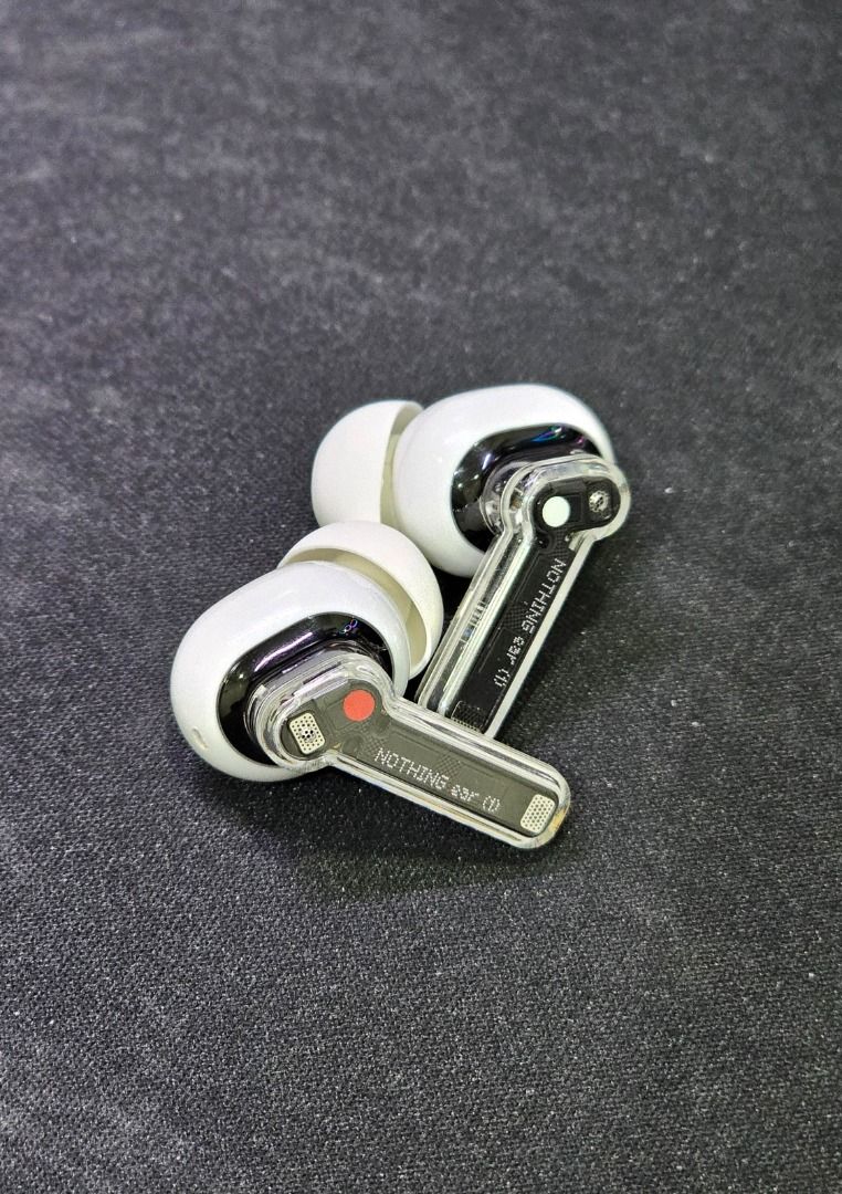 Nothing Ear (1) True Wireless Earbuds (Category: Earphones) located in Angeles City. Submitted by drll_ (Listing ID 1424624732, Image 1). Description: Selling my Nothing Ear (1) earbuds. Comes with the box, charging case and unused pairs of earplugs and charging cable. Sound quality and battery life is as good as new. Product is fully sanitized and charged (ready to use).