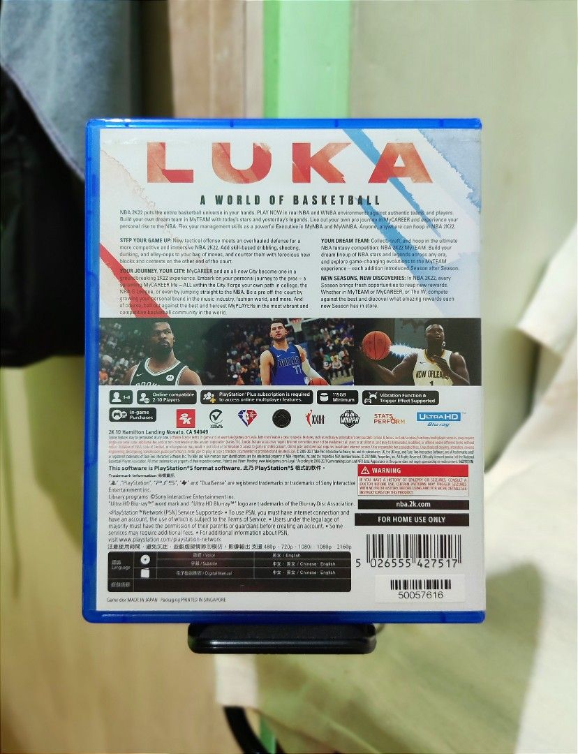 PS5 | NBA 2K22 (Category: PlayStation) located in Ozamiz City. Submitted by mouiofficial (Listing ID 1424670258, Image 2). Description: My Personal NBA 2K Collection Actual Pictures Posted! RFS: Declutter!.