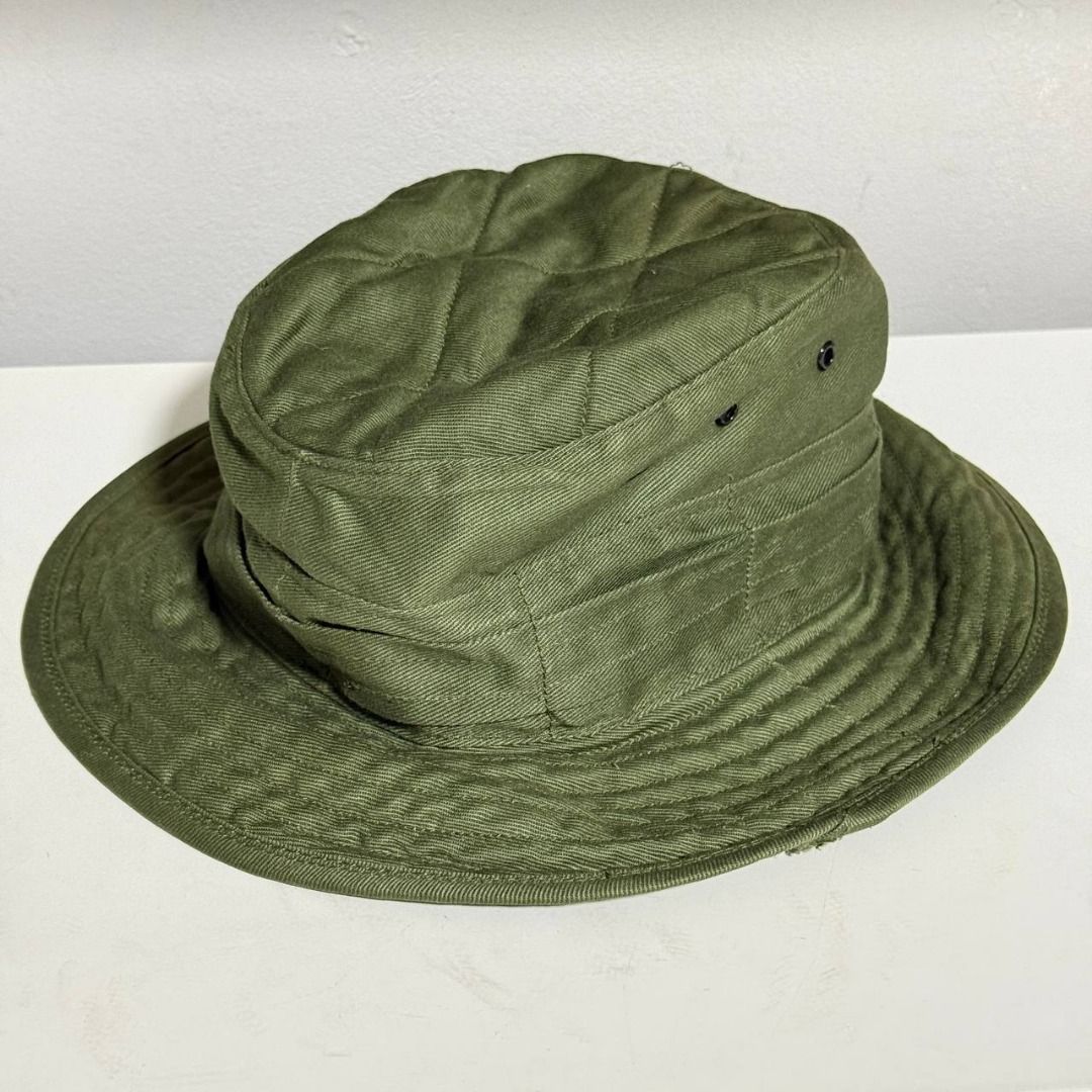 RARE Vintage SAF 1st Gen Army Jungle Hat Olive Green Military Style ...