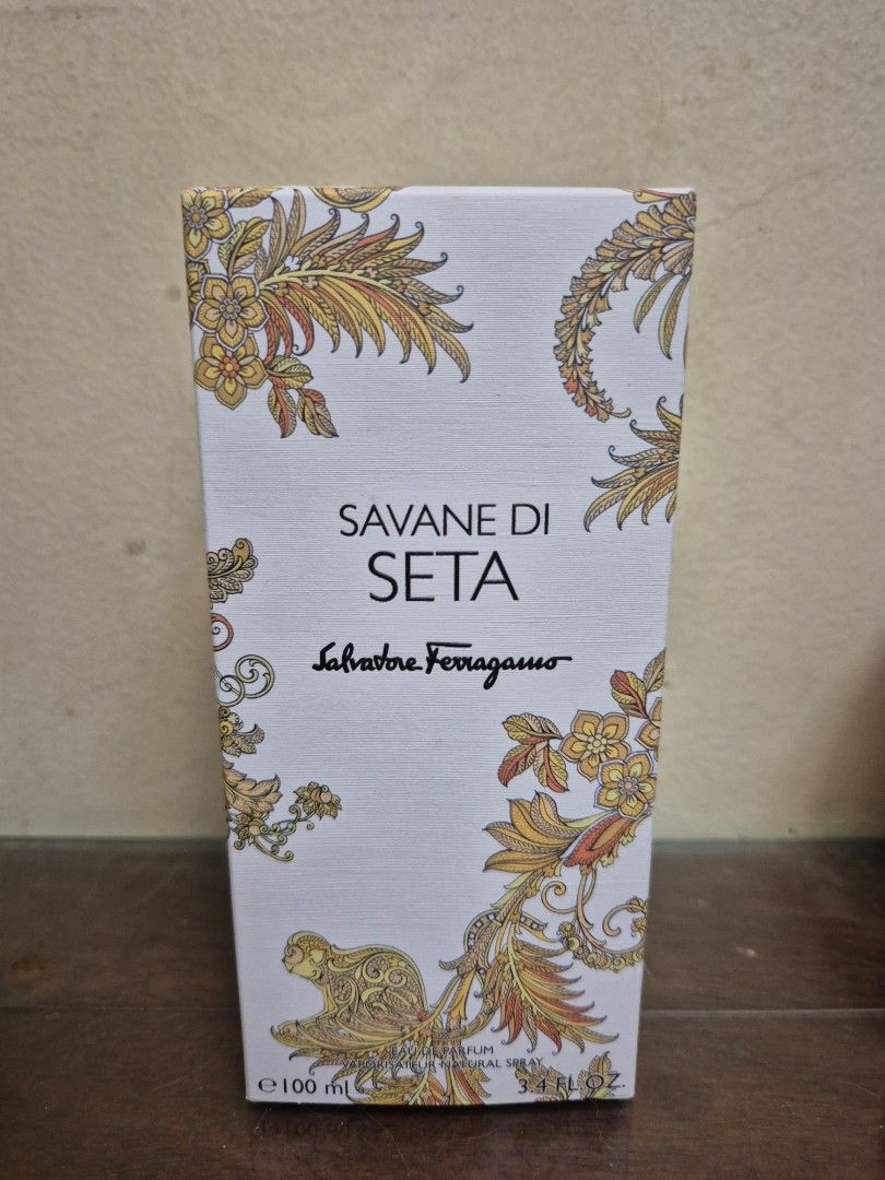 Salvatore Ferragamo Savane di Seta 100ml (Category: Fragrance & Deodorants) located in Pasig City. Submitted by simdeclutters (Listing ID 1424647098, Image 1). Description: Bought from Australia in September 2025, used once or twice.