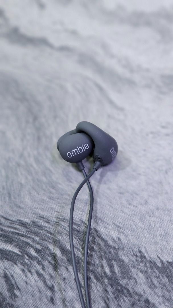 Sony Ambie Sound Earcuffs (Category: Earphones) located in Angeles City. Submitted by drll_ (Listing ID 1424631582, Image 2). Description: Selling my Sony Ambie Sound Earcuffs. It is not wireless (no bluetooth), you need to connect it to a 3.5mm audio port. I purchased this in Japan last year, and only used once during the flight. It fits snuggly in your ear but open enough to hear your surroundings. - Grey color - Includes original box - Sanitiz