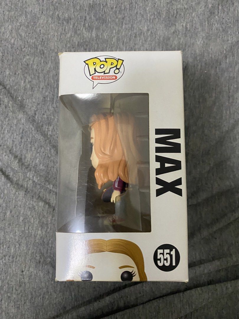 Stranger Things Funko Pop Max [RARE 100% Authentic] (Category: Designer & Blind Box Toys) located in Manila. Submitted by pingulover69 (Listing ID 1424569145, Image 2). Description: - Authentic Stranger Things Max Funko Pop. - Rare find for collectors. - Features Max from the hit series. - Vinyl figure in original box. - Open for price negotiations.