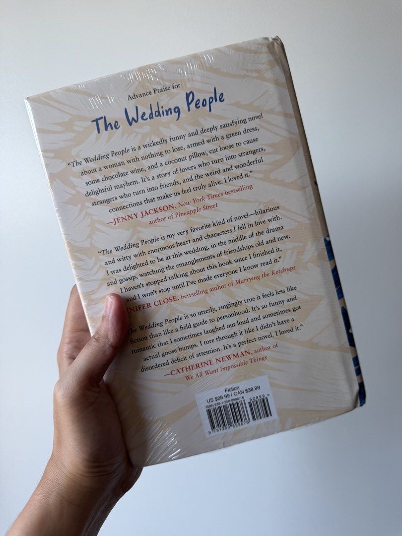 The Wedding People by Alison Espach (Category: Storybooks) located in Pasig City. Submitted by gmkmg (Listing ID 1424534156, Image 2). Description: Brand new and sealed hard-bound copy Shipping fee to be shouldered by the buyer RFS: decluttering.