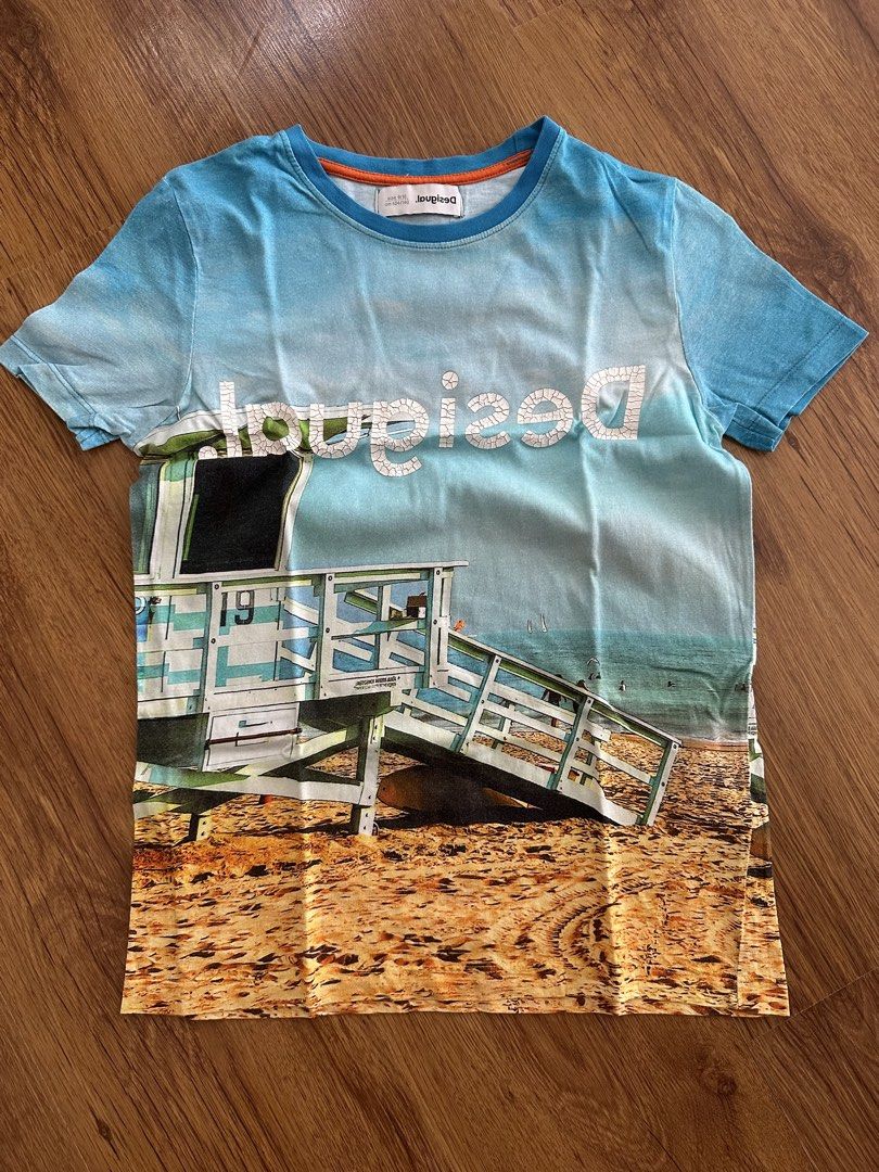 T-Shirt | Desigual (Category: Babies & Kids Fashion) located in Bacoor. Submitted by thingsforthrifts (Listing ID 1424587535, Image 1). Description: T-Shirt | Desigual 9-10 yo SF by the buyer .