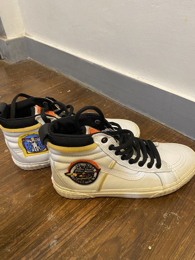 Vans Sk8-Hi NASA Sneakers (Category: Sneakers) located in Quezon City. Submitted by fastdolphin_85dfc3 (Listing ID 1424676323, Image 3). Description: For sale Vans NASA collaboration High cut Almost new 9/10 condition Size 8.5 Men Pickup / Lalamove Zabarte QC.