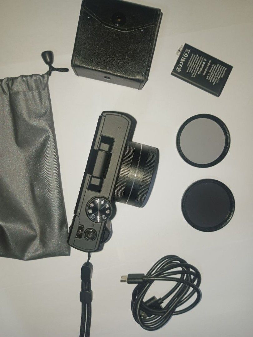 Vetek 8 (Category: Cameras) located in Lubao. Submitted by jivss (Listing ID 1424672244, Image 3). Description: 4700 orig price, selling it for 2500 nalang vetek 8 black inclusions: 2 batteries 2 nd filters/lens 4gb SD card type c cable twice lang nagamit, 1st nung graduation, 2nd nung nag beach kami 🫠🫶 .
