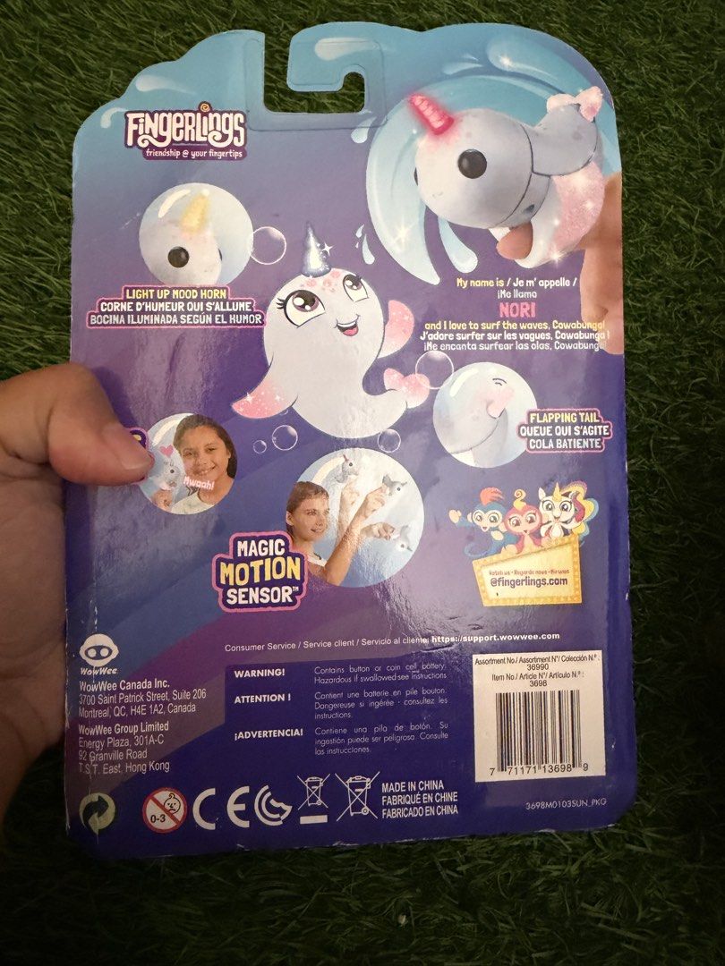 WowWee Fingerlings Nori Narwhal (Category: Designer & Blind Box Toys) located in La Trinidad. Submitted by reeze_24 (Listing ID 1424702706, Image 2). Description: PRELOVED STUFFTOYS/HARDTOYS FROM HONGKONG BOX/JAPAN SURPLUS/UKAY SOURCE SOME ARE WITH PAPER TAGS AND CLOTH TAGS Still manange expectations.UKAY PO ETO HINDI BRAND NEW. SELF AUNTHENTICATE NA LANG PO NINYO MGA ITEMS .( CHECK PICTURES FOR DETAILS) BUY AS IS. NO RETURN NO EXCHANGE .