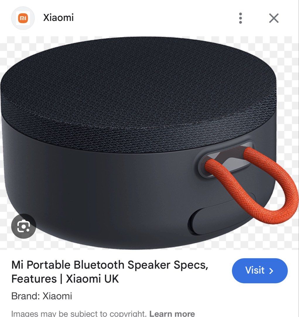 Xiaomi Mi Portable Bluetooth Speaker - Grey, Audio, Soundbars, Speakers ...