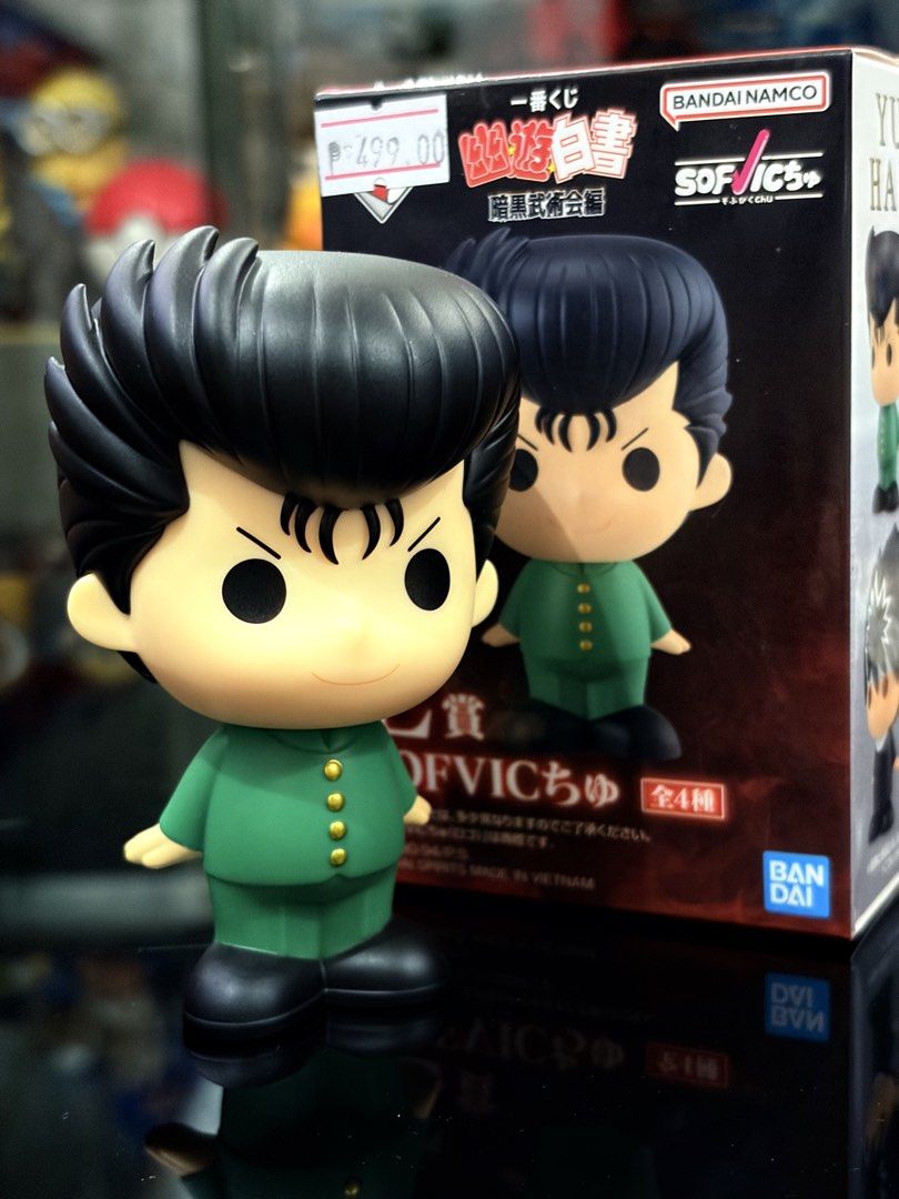 Yuyu hakusho yusuke eugene (Category: Figurines & Statues) located in Makati City. Submitted by tomypom (Listing ID 1424688422, Image 2). Description: Authentic Bandai Brand new Ghost fighter Yuyu hakusho Yusuke urameshi Complete w/box See pictures for more details 499.00 pesos only! .