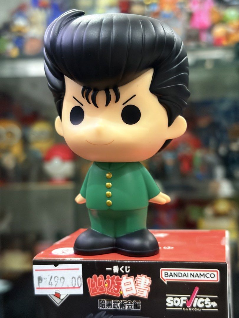 Yuyu hakusho yusuke eugene (Category: Figurines & Statues) located in Makati City. Submitted by tomypom (Listing ID 1424688422, Image 3). Description: Authentic Bandai Brand new Ghost fighter Yuyu hakusho Yusuke urameshi Complete w/box See pictures for more details 499.00 pesos only! .
