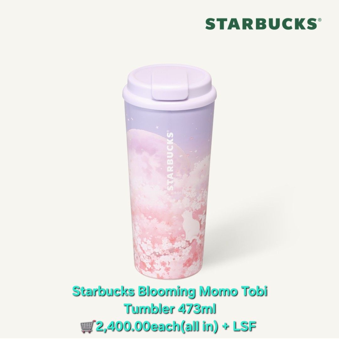 2026 Starbucks Cherry Blossom Collection (Category: Water Bottles & Tumblers) located in Cainta. Submitted by shopchelonline (Listing ID 1424766627, Image 1). Description: DP: 50% PAYO RB: Flexi Payment; NETA 💎PRE-ORDER - NO RUSH SHIPPING 💎Korea Pasabuy 💎No return, no exchange. 💎Fragile items are handled with care. 💎Availability and price vary. 💎Color may vary due to lighting. 💎The outer case/box is simply for protecting goods. (Damages su