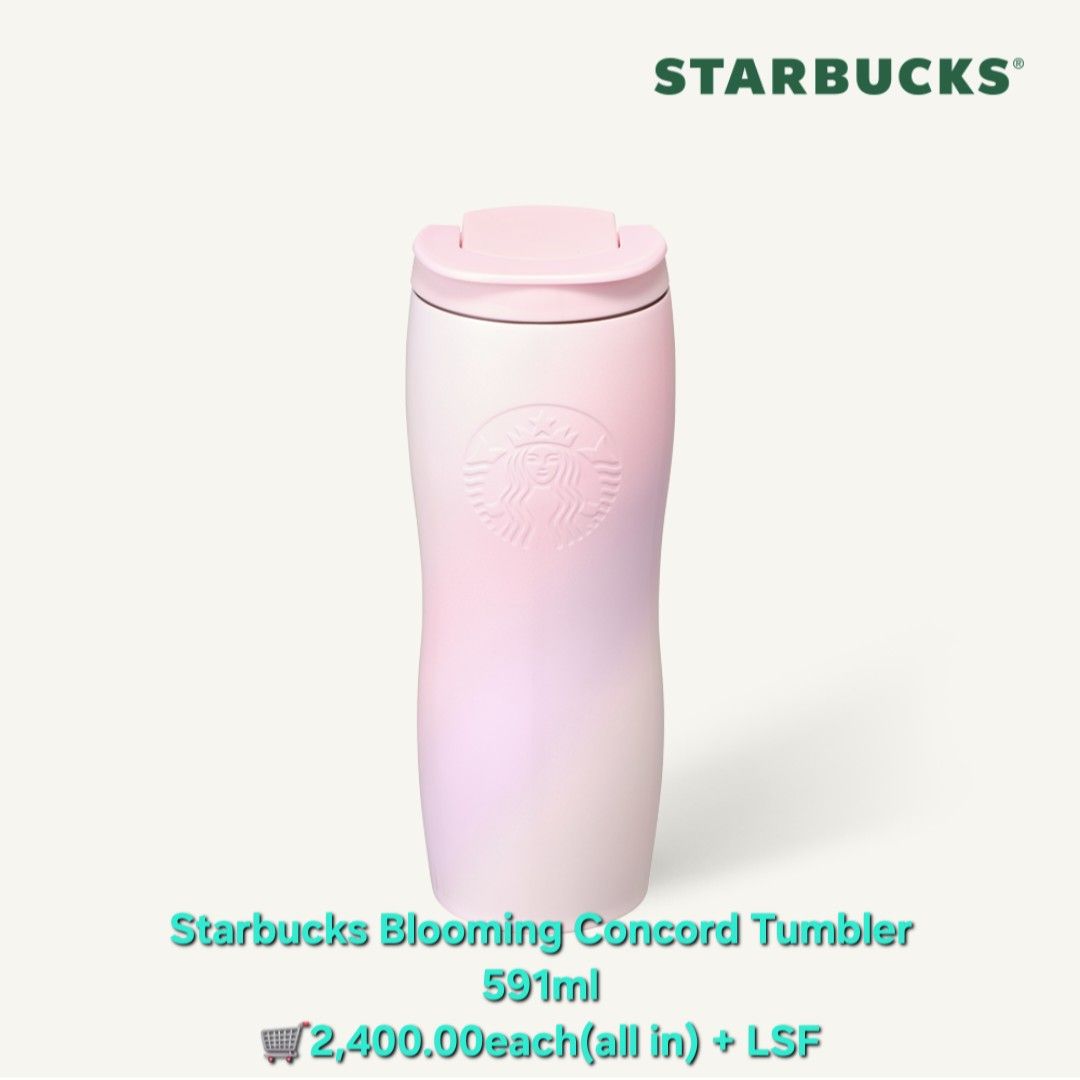 2026 Starbucks Cherry Blossom Collection (Category: Water Bottles & Tumblers) located in Cainta. Submitted by shopchelonline (Listing ID 1424766627, Image 2). Description: DP: 50% PAYO RB: Flexi Payment; NETA 💎PRE-ORDER - NO RUSH SHIPPING 💎Korea Pasabuy 💎No return, no exchange. 💎Fragile items are handled with care. 💎Availability and price vary. 💎Color may vary due to lighting. 💎The outer case/box is simply for protecting goods. (Damages su