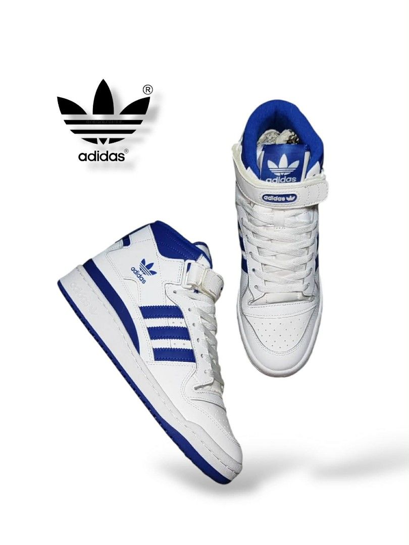 Adidas Forum Mid "Cloud White/Royal Blue" (authentic) -l (Category: Activewear) located in Cebu City. Submitted by westleygics18 (Listing ID 1424844607, Image 3). Description: Adidas Forum Mid "Cloud White/Royal Blue" (authentic) - Excellent Condition - Size 7.5-8 US Mens Actual Pictures Posted Dm.