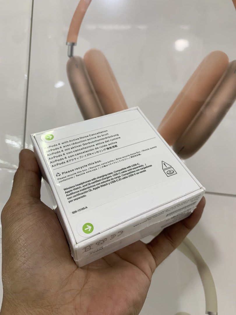 AirPods 4 (Category: Earphones) located in San Juan City. Submitted by nb_gadgets (Listing ID 1424860481, Image 2). Description: AIRPODS 4 with case and paper bag .