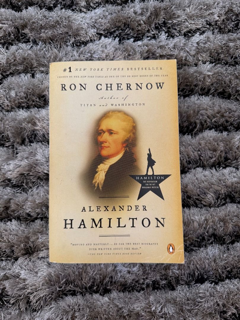 Alexander Hamilton by Ron Chernow (Category: Storybooks) located in Muntinlupa City. Submitted by clauisstuff (Listing ID 1424773968, Image 1). Description: Bought from Fully Booked Never read, just stored in a book shelf Minor fading due to time MOP: BDO/BPI/GotTyme only LOC: Taguig/Muntinlupa.