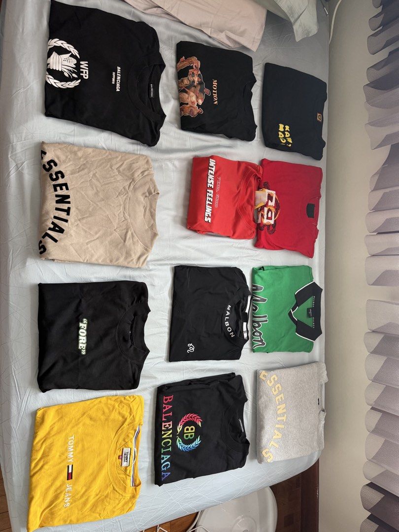 Assorted tees (Category: Tshirts & Polo Shirts) located in Singapore. Submitted by shopuntilbroke (Listing ID 1424748796, Image 1). Description: CLEARANCEEEE TAKE ALL 150 .