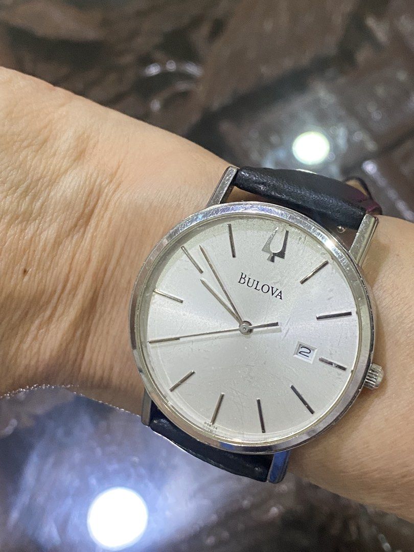 Authentic Bulova Men’s Watch (Category: Men's Watches) located in Manila. Submitted by roseluxuryitems (Listing ID 1424835444, Image 3). Description: Authentic Bulova Men’s Watch Good working condition C870286 Quartz Stainless steel .
