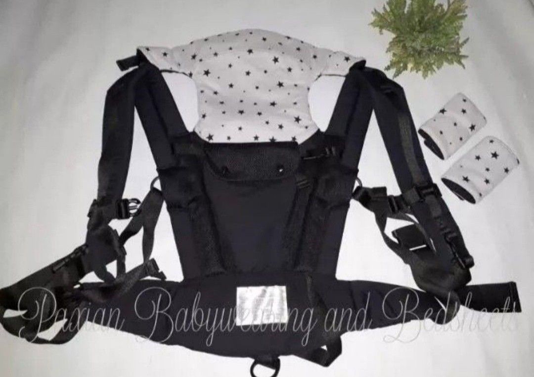 Baby Carrier Black (Category: Carriers & Slings) located in Pasig City. Submitted by paxian_bedsheets_777 (Listing ID 1423277909, Image 2). Description: Buddy Buddy Baby Carrier Recommended Carrier Black Mesh with stars Mesh body With drool pads With built in infant insert Newborn to 3 yrs old NO FADES Excellent used Condition to Like new Authentic No flaws Can do Front facing Selling for only P700.
