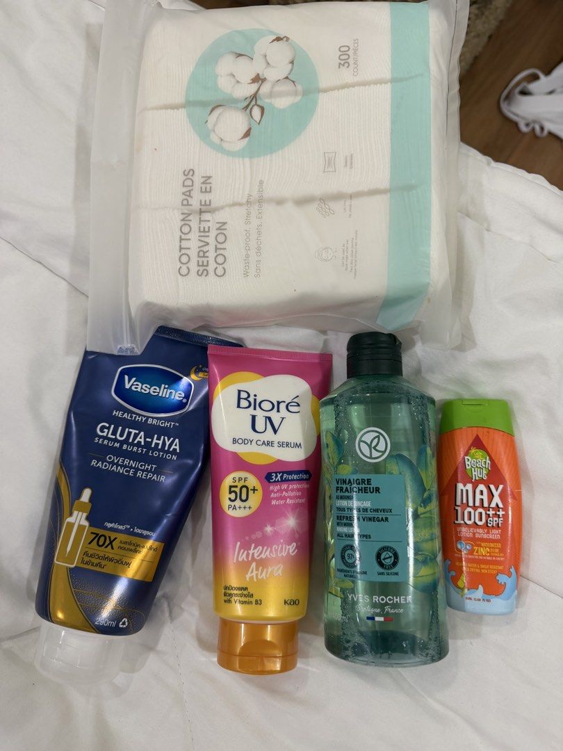 Bath and body care bundle (Category: Bath) located in Quezon City. Submitted by destashingmycloset (Listing ID 1424847644, Image 1). Description: .