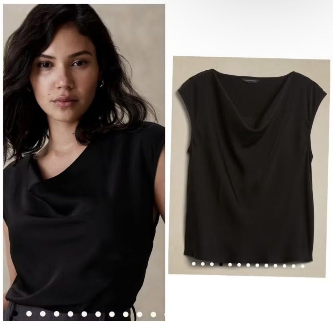 BR Cowl Neck Top (Category: Sleeveless) located in Manila. Submitted by mctrl (Listing ID 1424760523, Image 2). Description: BR Cowl Neck Top Size: Small Color: Khaki .