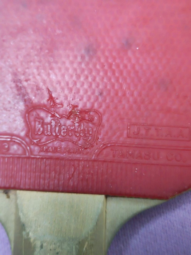 Butterfly wakaba Table Tennis Racket (Category: Racket and Ball Sports) located in Manila. Submitted by GentleGiant (Listing ID 1424776989, Image 3). Description: Old wood With name.