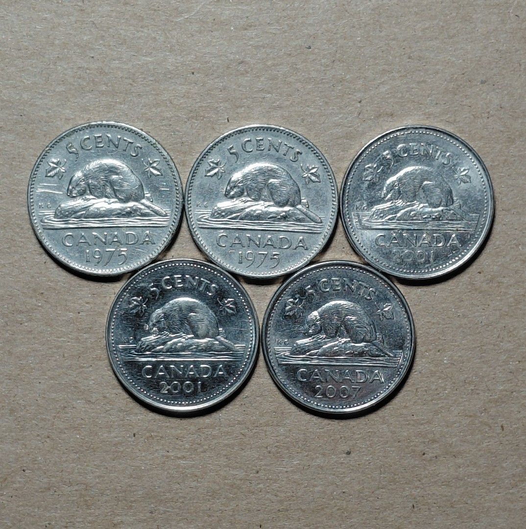 Canada 5 Cent coins - Assorted Years, Hobbies & Toys, Memorabilia ...