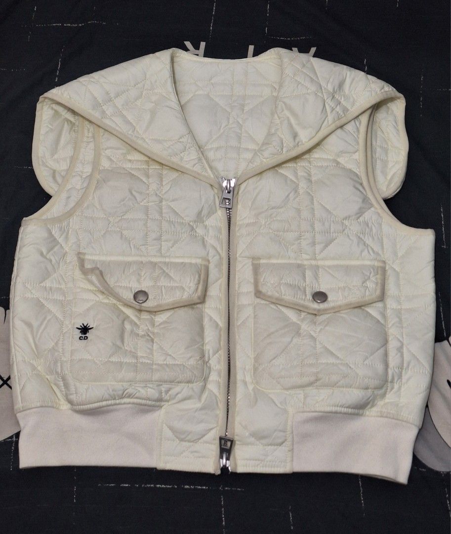 Christian Dior Macrocannage Quilted Vest (Category: Coats, Jackets and Outerwear) located in Puerto Princesa. Submitted by jercksthrift (Listing ID 1424881814, Image 1). Description: Christian Dior Macrocannage Quilted Vest , Size:Medium Excellent Condition , need wash/cleaning item is thrifted/ukay missing neck tag.