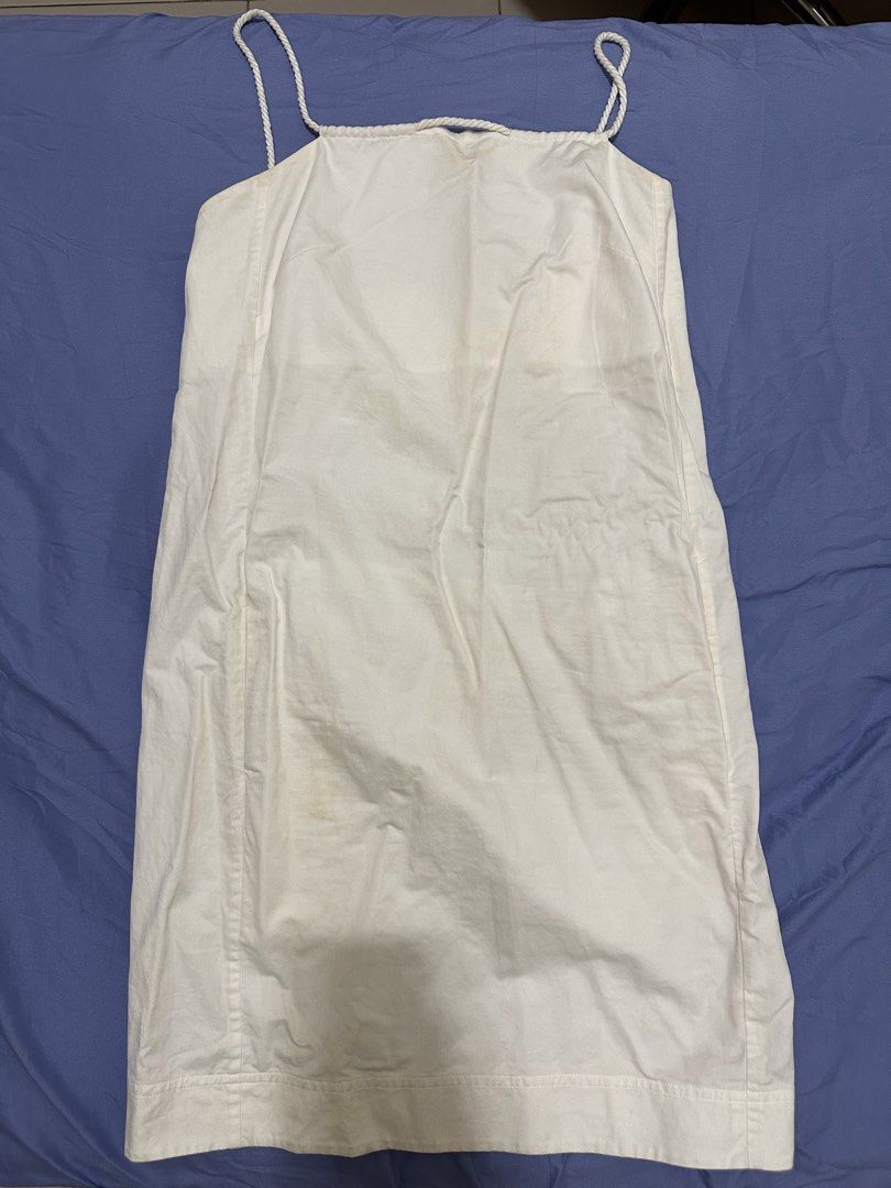 COS White Linen Dress, Women's Fashion, Dresses & Sets, Dresses on Carousell