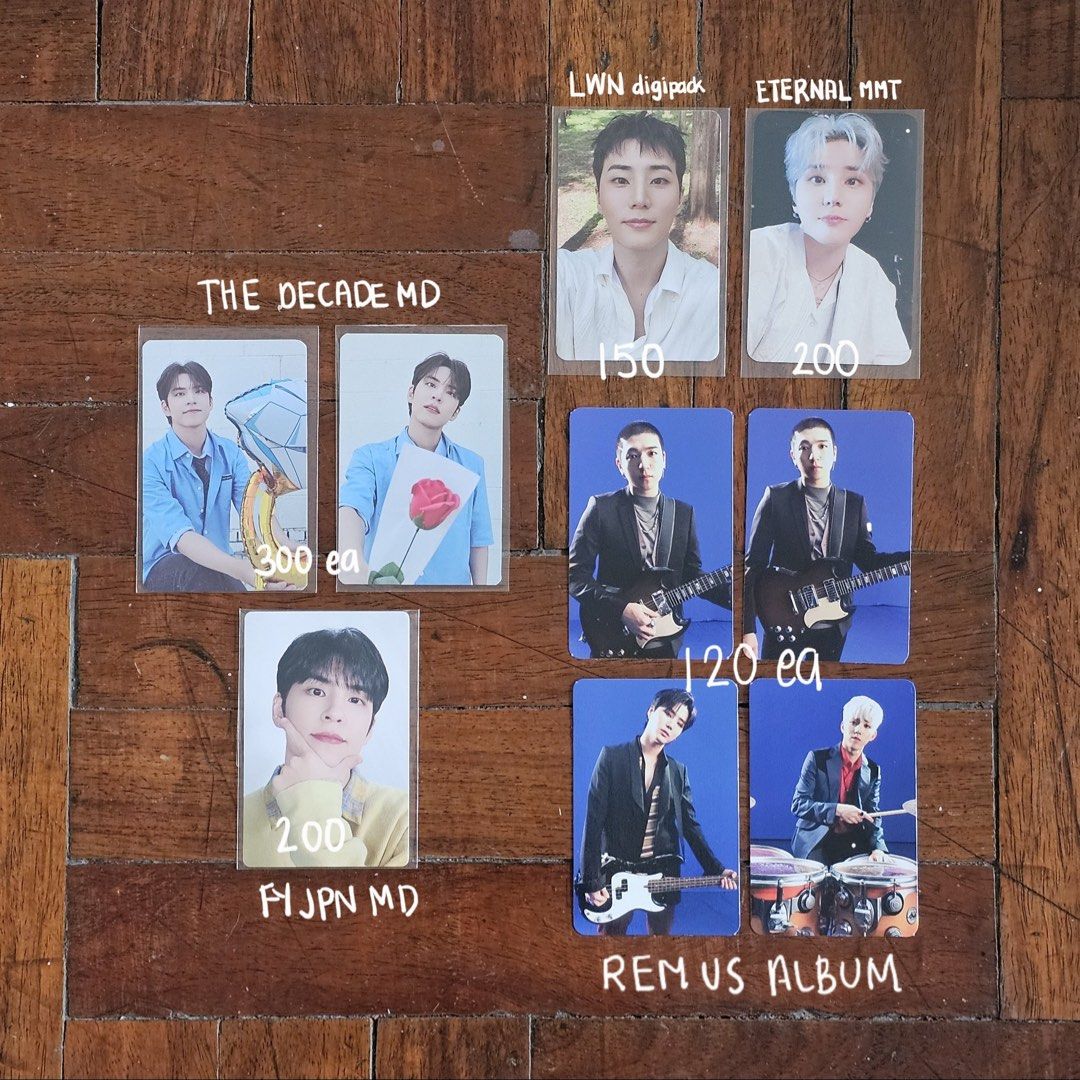 DAY6 Photocards (Category: K-Wave Merchandise) located in Manila. Submitted by daylightcm (Listing ID 1424787220, Image 1). Description: .