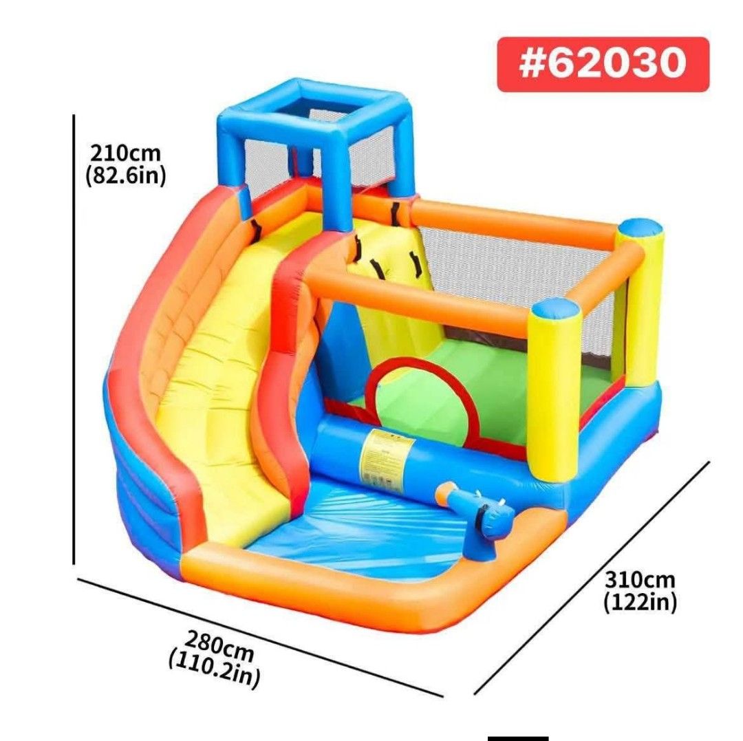 Doctor Dolphin Inflatable Bounce House with Slide (Category: Kids Toys) located in Manila. Submitted by minidivisoria (Listing ID 1424719165, Image 1). Description: Inflatable castle w/pump 220v 60hz Different design Inflatable castle 🏰.