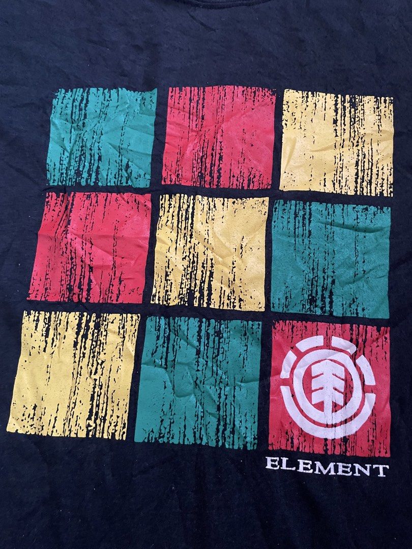 Element Black Graphic T-Shirt (Category: Tshirts & Polo Shirts ) located in Malaybalay. Submitted by morphment (Listing ID 1424879699, Image 3). Description: 26Lx19w Add sf 120 Jnt mindanao Gcash.
