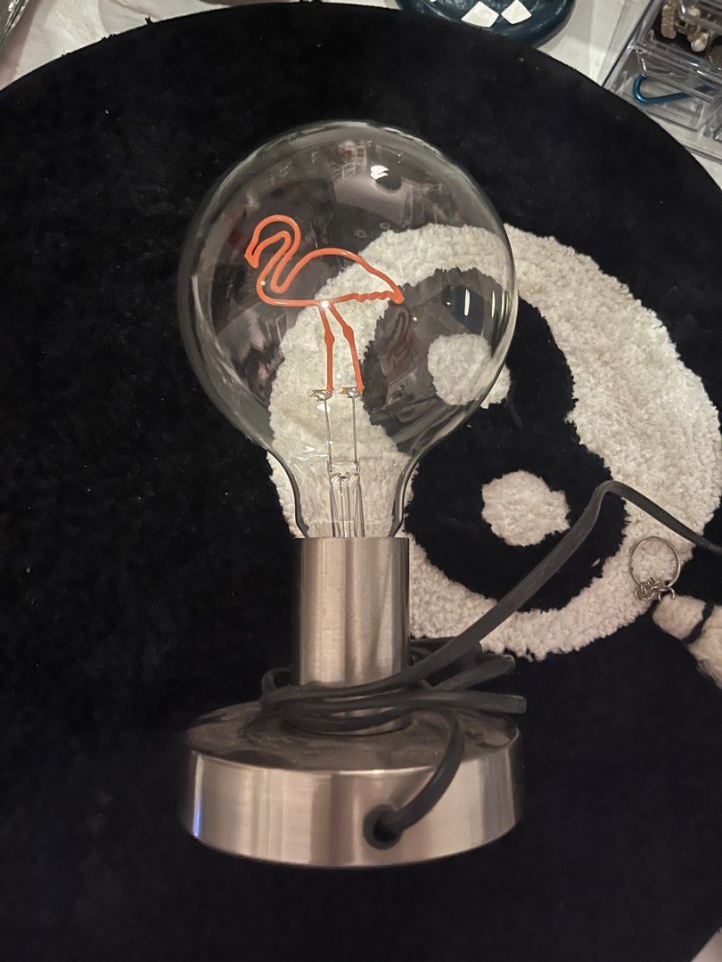 Flamingo Bulb LED Table Lamp (Category: Lighting) located in Taytay. Submitted by mc_marcy (Listing ID 1424805408, Image 2). Description: .