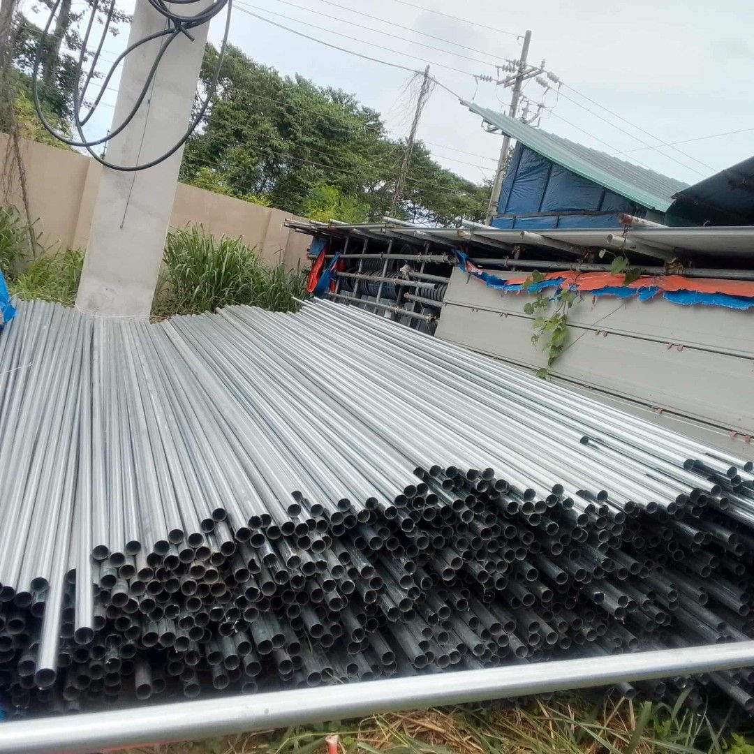 Galvanized Steel Pipes (Category: Construction & Building Materials) located in Valenzuela. Submitted by mefscaffoldingandconstruction (Listing ID 1424710681, Image 2). Description: 𝐏𝐈𝐍𝐀𝐊𝐀 𝐌𝐀𝐁𝐀𝐁𝐀𝐍𝐆 𝐒𝐔𝐏𝐏𝐋𝐈𝐄𝐑 𝐍𝐆 𝐆𝐈/𝐁𝐈 𝐏𝐈𝐏𝐄 𝐀𝐓 𝐏𝐀𝐆𝐀𝐖𝐀𝐀𝐍 𝐍𝐆 𝐒𝐂𝐀𝐅𝐅𝐎𝐋𝐃𝐈𝐍𝐆 𝐅𝐎𝐑𝐌𝐖𝐎𝐑𝐊𝐒!🏗️ 𝐒𝐢𝐳𝐞𝐬: Sched/Gauge 20 1 1/2 Sched/Gauge 20 2” Sched/Gauge 40 1 1/2 Sched/Gauge 40 2" Sched/Gauge 3” - 8" Kumpleto din p